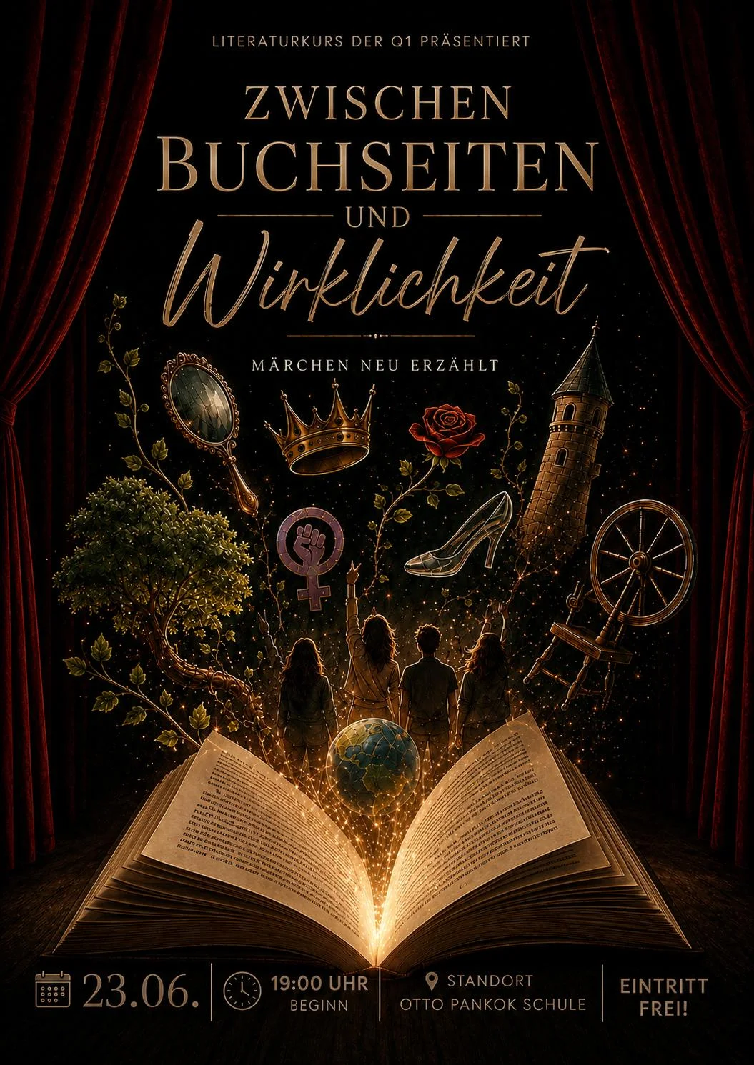 Plakat Literaturkurs Q1 2026